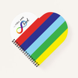 Infinity LGBTQ+ Pride-Tasche Notizblock