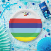 Infinity LGBTQ+ Pride-Tasche Pappteller (Party)