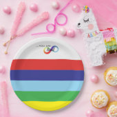 Infinity LGBTQ+ Pride-Tasche Pappteller (Party)