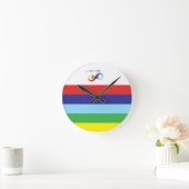 Infinity LGBTQ+ Pride-Tasche Runde Wanduhr (Zuhause)