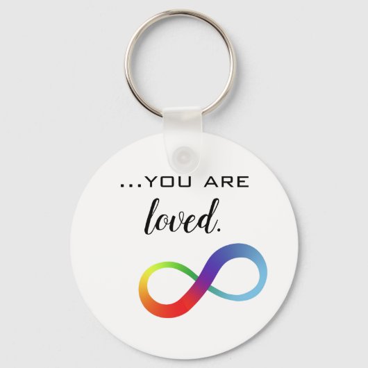 Infinity LGBTQ+ Pride-Tasche Schlüsselanhänger (Vorderseite)