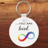 Infinity LGBTQ+ Pride-Tasche Schlüsselanhänger (Vorderseite)