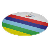 Infinity LGBTQ+ Pride-Tasche Schneidebrett (Ecke)
