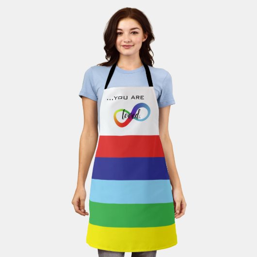 Infinity LGBTQ+ Pride-Tasche Schürze (Getragen)