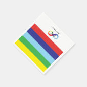 Infinity LGBTQ+ Pride-Tasche Serviette (Ecke)