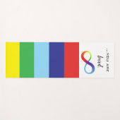 Infinity LGBTQ+ Pride-Tasche Yogamatte (Vorderseite (Horizontal))