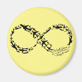 Infinity Magnet, Infinity Office Geschenke Magnet (Vorne)