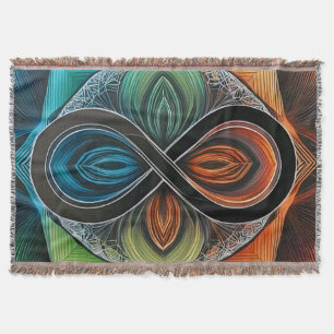 Infinity Mandala African Tribal Mask Abstrakt Decke