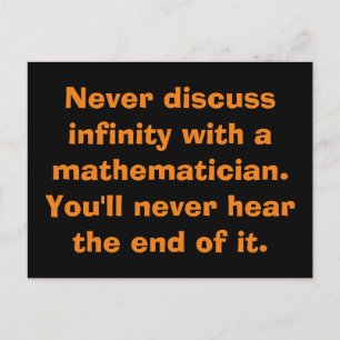 Infinity Math Postkarten