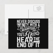 Infinity Math Postkarten (Vorne/Hinten)