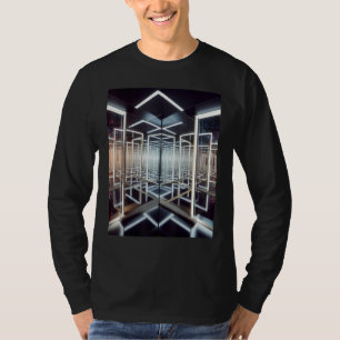Infinity Mirrors Mesmerizing Art Depth Mirror T-Shirt