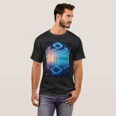 Infinity Mirrors Mesmerizing Art Depth Mirror T-Shirt (Vorne ganz)