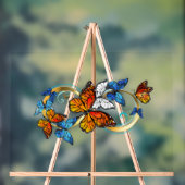 Infinity of Monarch Butterflies Acrylschild (Neutral)