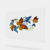 Infinity of Monarch Butterflies Acrylschild (Winkel)