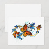 Infinity of Monarch Butterflies Ankündigung (Vorne/Hinten)