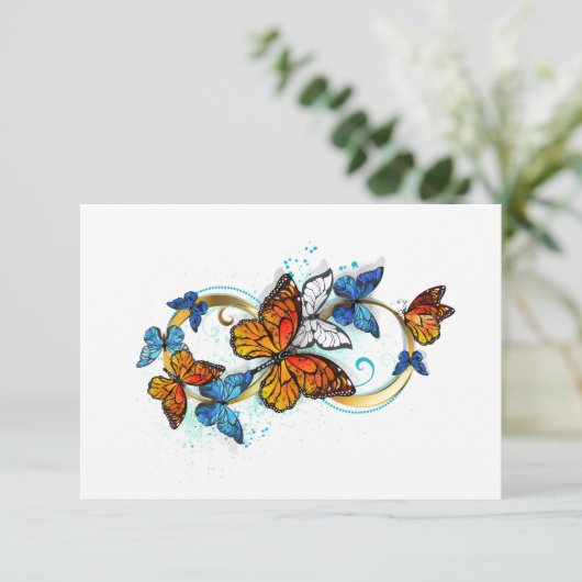 Infinity of Monarch Butterflies Ankündigung (Stehend Vorderseite)