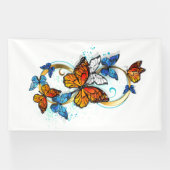 Infinity of Monarch Butterflies Banner (Horizontal)