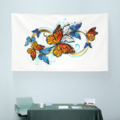 Infinity of Monarch Butterflies Banner (Messe)