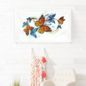 Infinity of Monarch Butterflies Banner (Insitu)