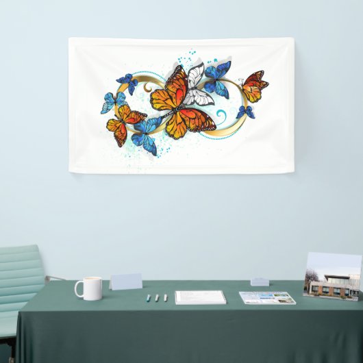 Infinity of Monarch Butterflies Banner (Messeveranstaltung)