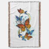 Infinity of Monarch Butterflies Decke (Vorderseite Vertikal)