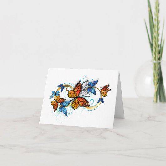 Infinity of Monarch Butterflies Einladung (Vorderseite)