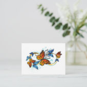 Infinity of Monarch Butterflies Empfehlungskarte (Stehend Vorderseite)