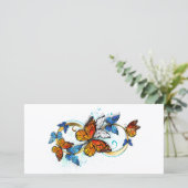 Infinity of Monarch Butterflies Feiertagskarte (Stehend Vorderseite)