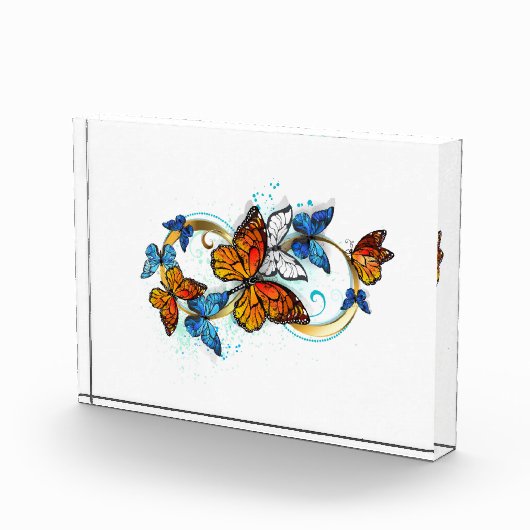 Infinity of Monarch Butterflies Fotoblock (Rechts)