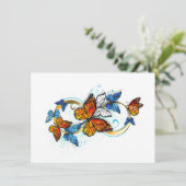 Infinity of Monarch Butterflies Karte (Stehend Vorderseite)
