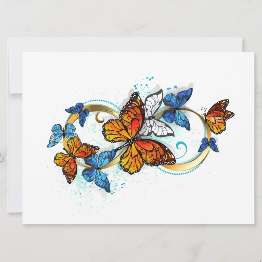 Infinity of Monarch Butterflies Karte (Vorderseite)