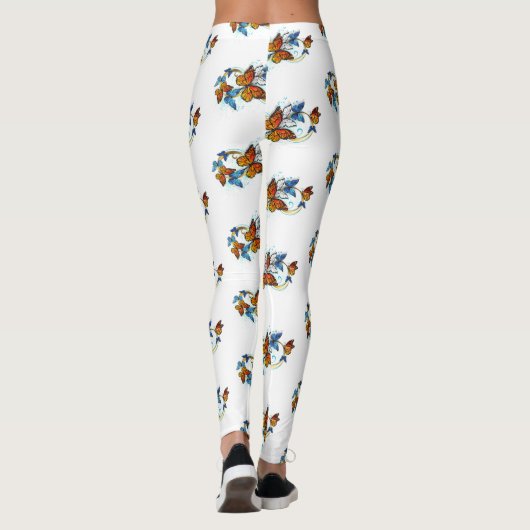 Infinity of Monarch Butterflies Leggings (Rückseite)