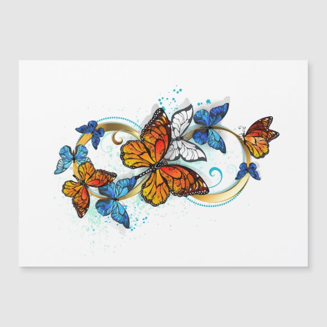 Infinity of Monarch Butterflies Magnetkarte (Vorderseite)