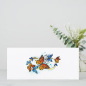 Infinity of Monarch Butterflies Menükarte (Stehend Vorderseite)