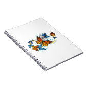 Infinity of Monarch Butterflies Notizblock (Rechte Seite)