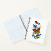 Infinity of Monarch Butterflies Notizblock (Innenseite)
