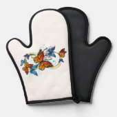 Infinity of Monarch Butterflies Ofenhandschuh (Vorderseite/Rückseite)