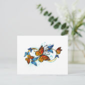 Infinity of Monarch Butterflies Postkarte (Stehend Vorderseite)
