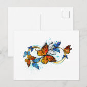 Infinity of Monarch Butterflies Postkarte (Vorne/Hinten)