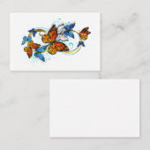 Infinity of Monarch Butterflies Rabattkarte (Vorne/Hinten)