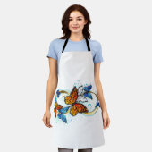 Infinity of Monarch Butterflies Schürze (Getragen)