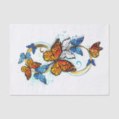 Infinity of Monarch Butterflies Seidenpapier (Vorderseite)