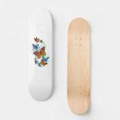Infinity of Monarch Butterflies Skateboard (Vorderseite)