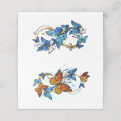 Infinity of Monarch Butterflies Terminkarte (Außenseite Aufgefaltet)