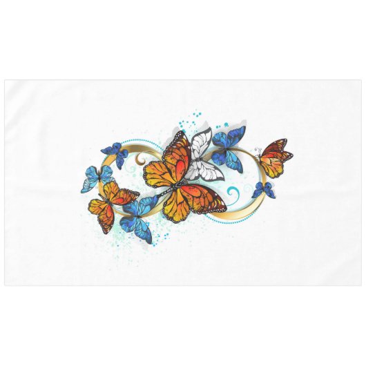 Infinity of Monarch Butterflies Tischdecke (Vorderseite (Horizontal))