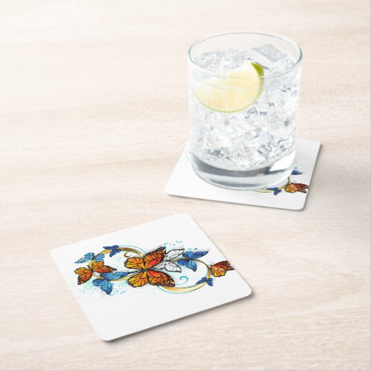 Infinity of Monarch Butterflies Untersetzer (Vor Ort)