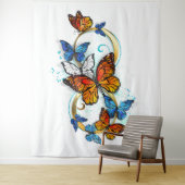 Infinity of Monarch Butterflies Wandteppich (Beispiel)