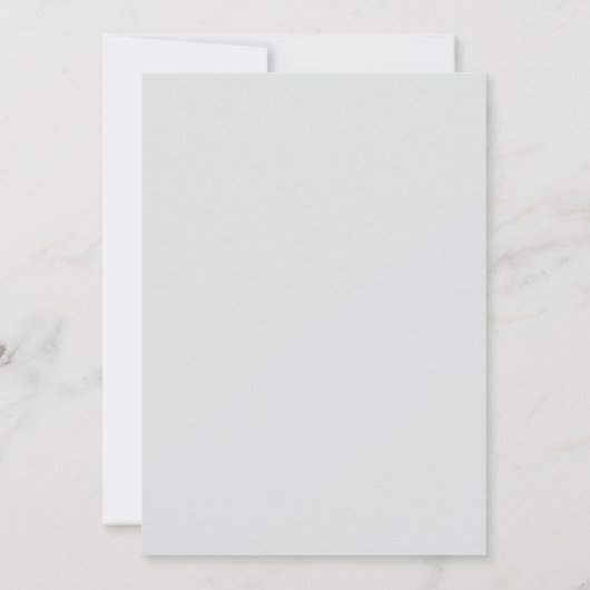 Infinity Sign Dusty Blue Gray Hochzeit Einladung (Rückseite)