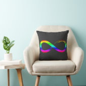 Infinity Symbol Lgbt Gay Pride Rainbow Eternity Kissen (Stuhl )