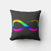 Infinity Symbol Lgbt Gay Pride Rainbow Eternity Kissen (Vorderseite)